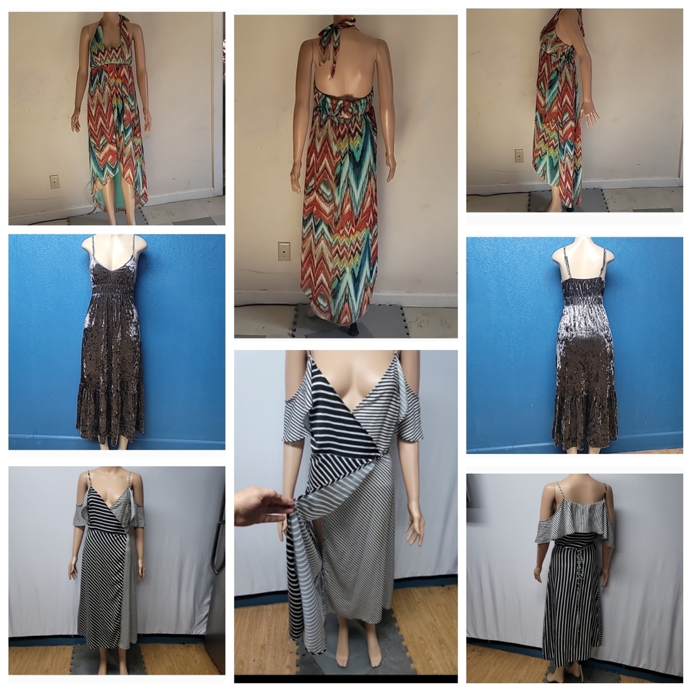 Chic Chevron Maxi Dress